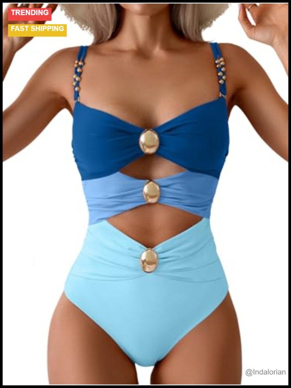 Monokini One Piece Swimsuit Cutout Ruched Tummy Control Bathing Suit
